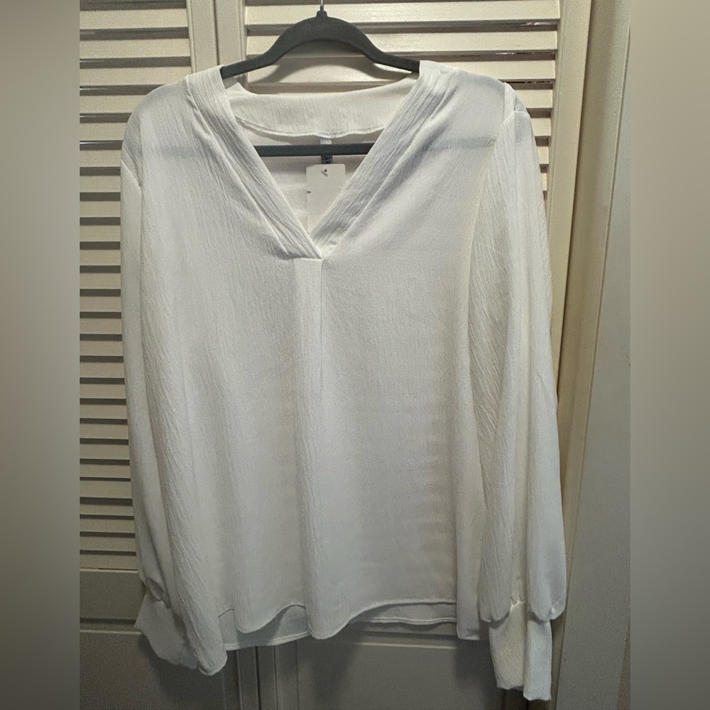 Elegant White Women's Top